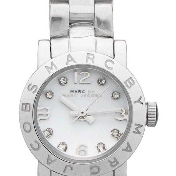  Shop Authentic Marc Jacobs Amy Silver Dial Silver Steel Strap Watch for Women - MBM3181 - Luxxuri