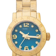  Shop Authentic Marc Jacobs Amy Dinky Blue Dial Gold Steel Strap Watch for Women - MBM3229 - Luxxuri