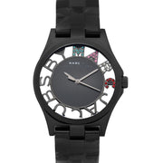  Shop Authentic Marc Jacobs Henry Skeleton Black Dial Black Steel Strap Watch for Women - MBM3265 - Luxxuri
