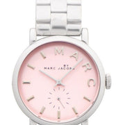  Shop Authentic Marc Jacobs Baker Pink Dial Silver Steel Strap Watch for Women - MBM3280 - Luxxuri