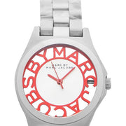  Shop Authentic Marc Jacobs Henry Silver Dial Silver Steel Strap Watch for Women - MBM3294 - Luxxuri