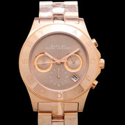  Shop Authentic Marc Jacobs Blade Chronograph Brown Dial Rose Gold Steel Strap Watch for Women - MBM3308 - Luxxuri