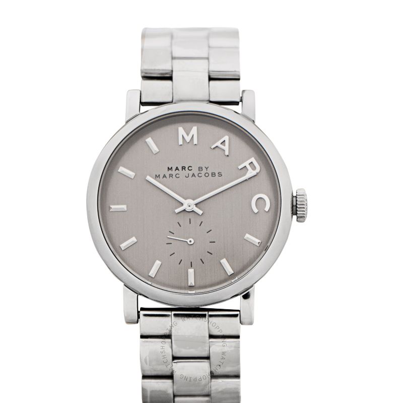  Shop Authentic Marc Jacobs Baker Grey Dial Silver Steel Strap Watch for Women - MBM8630 - Luxxuri