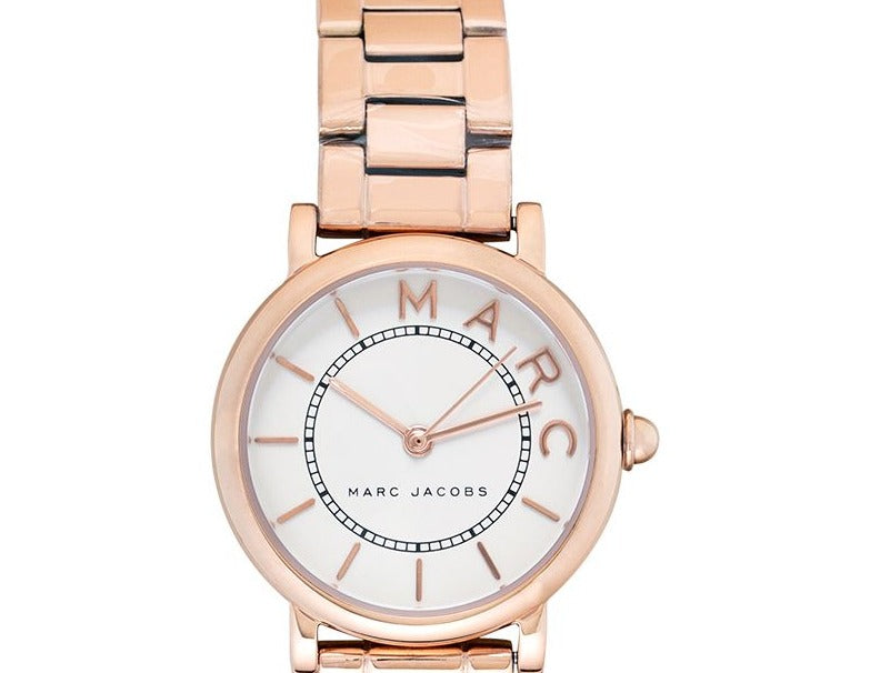  Shop Authentic Marc Jacobs Roxy White Dial Rose Gold Steel Strap Watch for Women - MJ3527 - Luxxuri