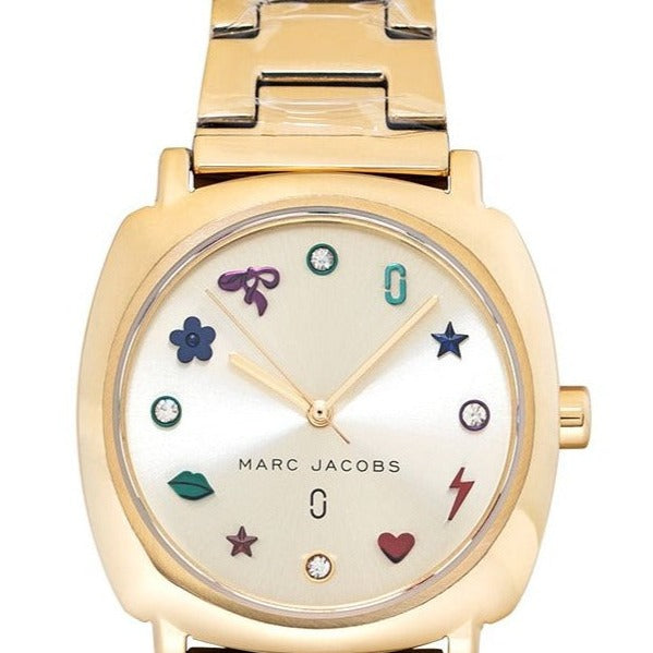  Shop Authentic Marc Jacobs Mandy Gold Dial Gold Steel Strap Watch for Women - MJ3549 - Luxxuri