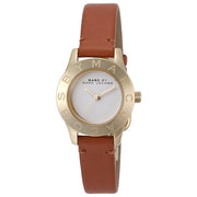  Shop Authentic Marc Jacobs Mini Blade White Dial Brown Leather Strap Watch for Women - MBM1219 - Luxxuri