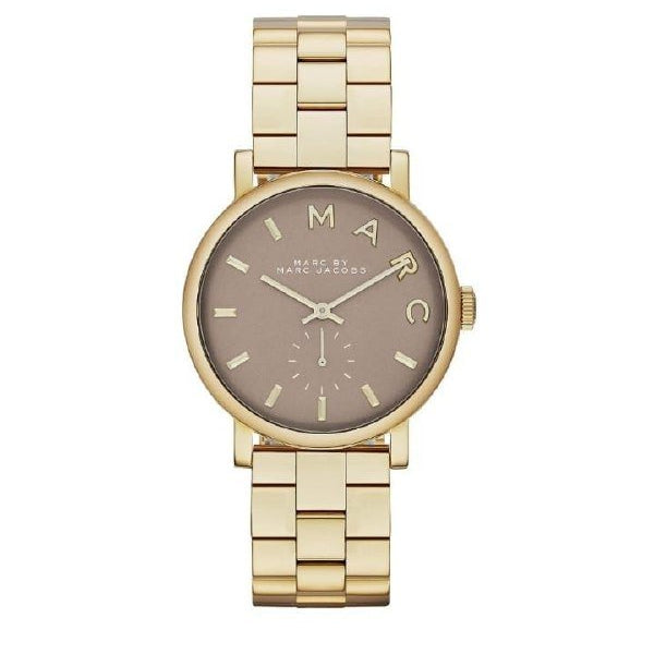  Shop Authentic Marc Jacobs Baker Grey Dial Gold Steel Strap Watch for Women - MBM3281 - Luxxuri