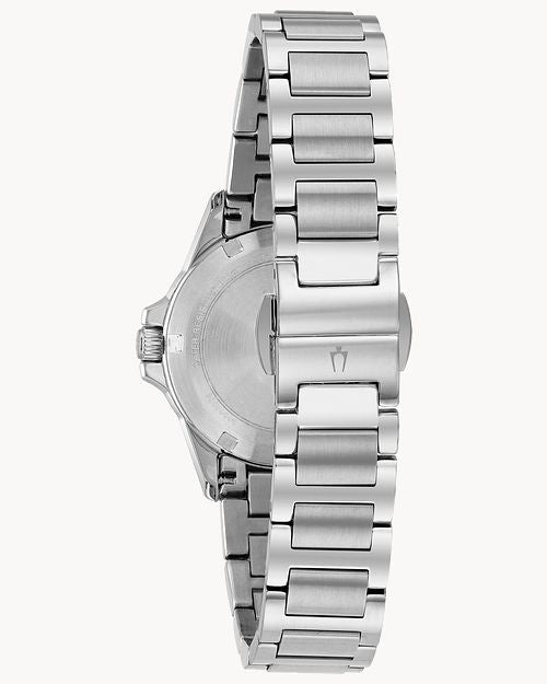  Shop Authentic Bulova Marine Star Blue Dial Silver Steel Strap Watch for Women - 96R215 - Luxxuri