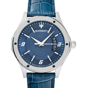  Shop Authentic Maserati Circuito Blue Dial Blue Leather Strap Watch For Men - R8851127003 - Luxxuri