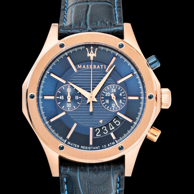  Shop Authentic Maserati Circuito Blue Dial Blue Leather Strap Watch For Men - R8871627002 - Luxxuri