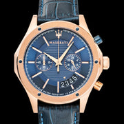  Shop Authentic Maserati Circuito Blue Dial Blue Leather Strap Watch For Men - R8871627002 - Luxxuri