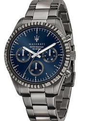  Shop Authentic Maserati Competizione Blue Dial Grey Steel Strap Watch For Men - R8853100019 - Luxxuri