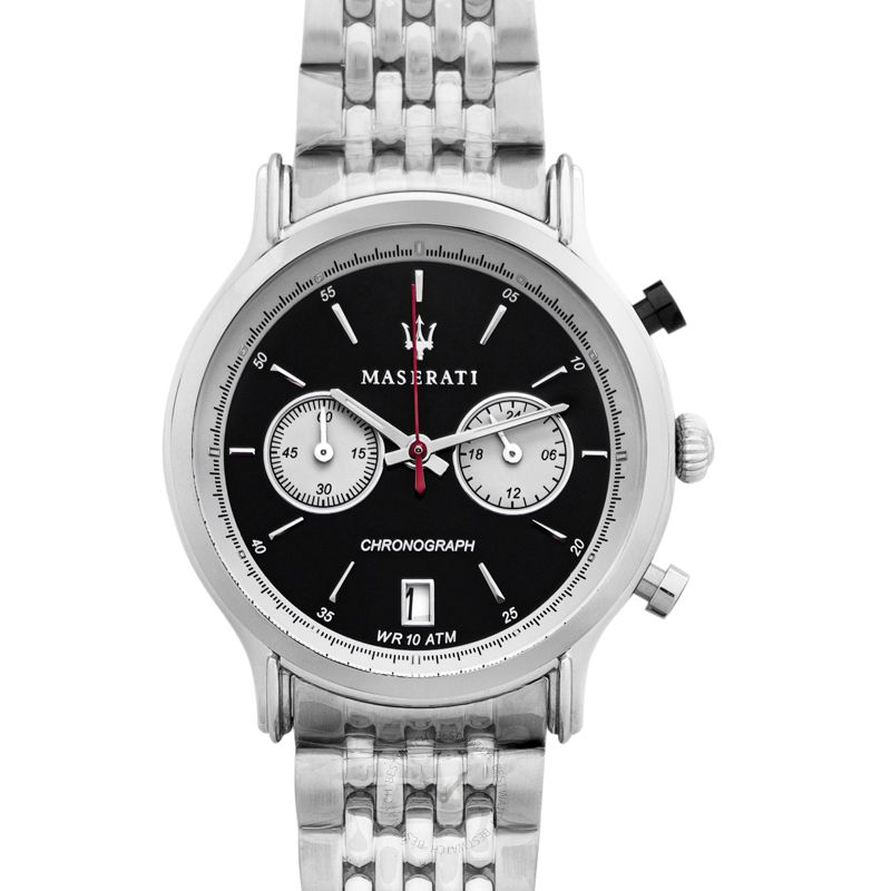  Shop Authentic Maserati Legend Chronograph Black Dial Stainless Steel Watch For Men - R8873638001 - Luxxuri