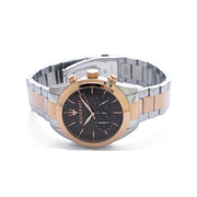  Shop Authentic Maserati Traguardo Chronograph Brown Dial Two Tone Steel Strap Men's Watch - R8873612003 - Luxxuri