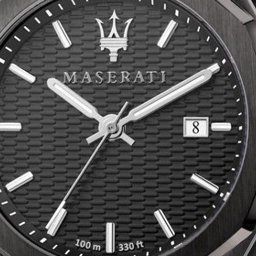  Shop Authentic Maserati Stile Quartz Black Dial Black Steel Strap Watch For Men - R8853142001 - Luxxuri