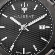  Shop Authentic Maserati Stile Quartz Black Dial Black Steel Strap Watch For Men - R8853142001 - Luxxuri
