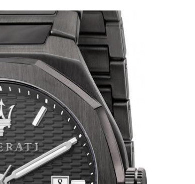  Shop Authentic Maserati Stile Quartz Black Dial Black Steel Strap Watch For Men - R8853142001 - Luxxuri