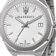  Shop Authentic Maserati Stile 3H White Dial Silver Steel Strap Watch For Men - R8853142005 - Luxxuri