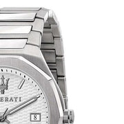  Shop Authentic Maserati Stile 3H White Dial Silver Steel Strap Watch For Men - R8853142005 - Luxxuri