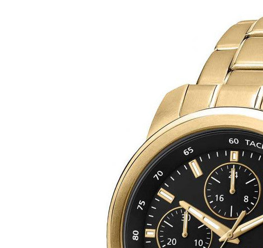  Shop Authentic Maserati Successo Black Dial Gold Stainless Steel Watch For Men - R8873645002 - Luxxuri