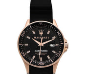  Shop Authentic Maserati SFIDA Automatic Black Dial Black Rubber Strap Watch For Men - R8821140001 - Luxxuri