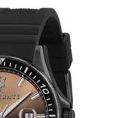  Shop Authentic Maserati SFIDA Quartz Black Dial Black Rubber Strap Watch For Men - R8851140001 - Luxxuri