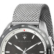  Shop Authentic Maserati Traguardo Chronograph Black Dial Silver Mesh Bracelet Watch For Men - R8873612008 - Luxxuri
