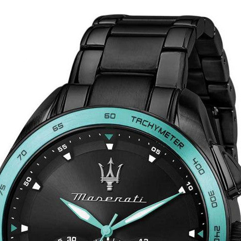  Shop Authentic Maserati Traguardo Aqua Edition Black Dial Black Steel Strap Watch For Men - R8873644002 - Luxxuri