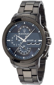  Shop Authentic Maserati Ingegno Tachymeter Blue Dial Black Steel Strap Watch For Men - R8873619001 - Luxxuri