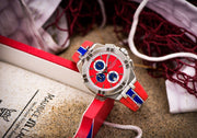  Shop Authentic Maurice Lacroix Aikon Beach Volley Vikings Limited Edition Red Dial Red Rubber Strap Watch for Men - AI1018-SS001-530-6 - Luxxuri