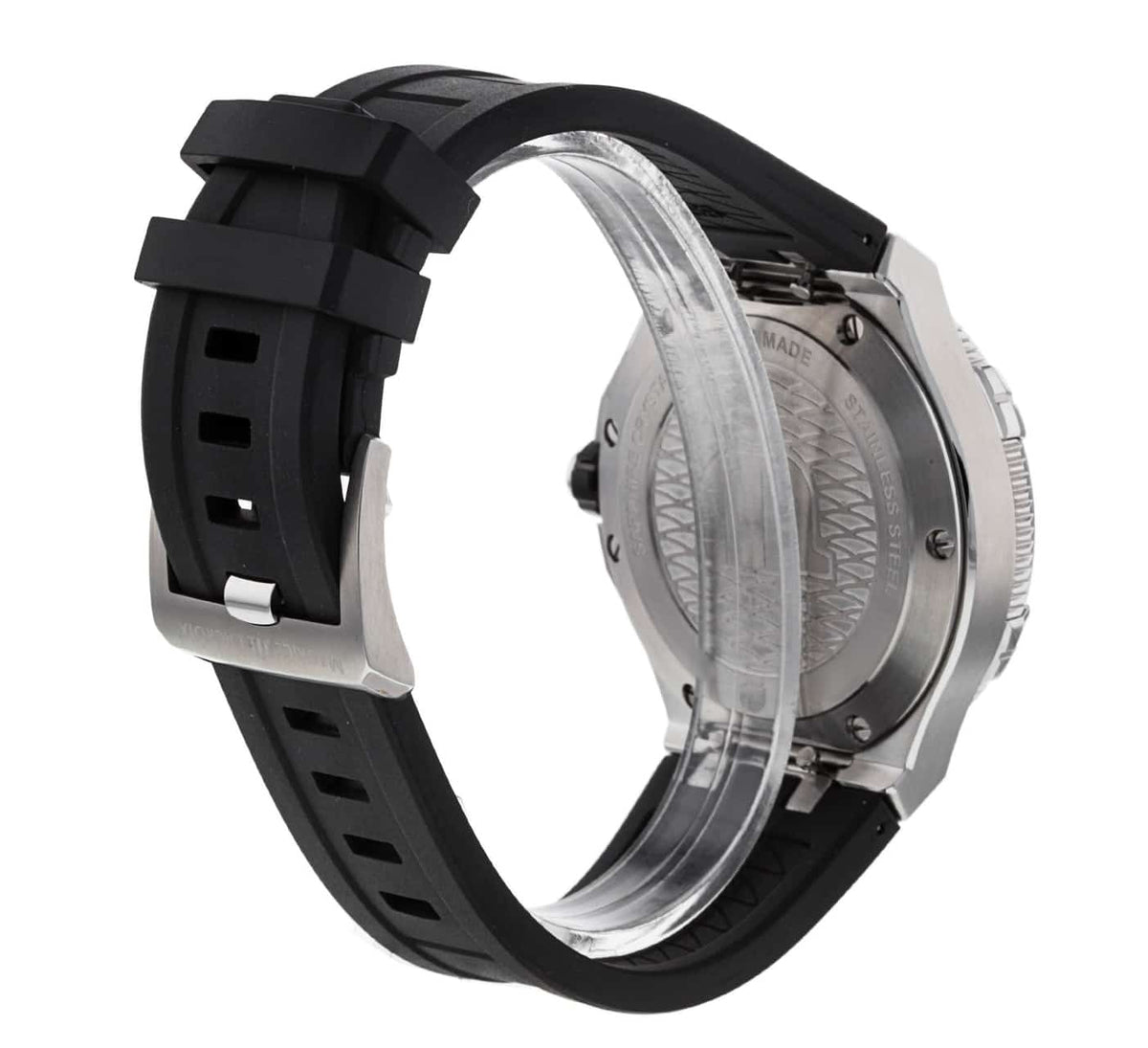  Shop Authentic Maurice Lacroix Aikon Venturer Black Dial Black Rubber Strap Watch for Men - AI6058-SS001-330-1 - Luxxuri