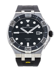  Shop Authentic Maurice Lacroix Aikon Venturer Black Dial Black Rubber Strap Watch for Men - AI6058-SS001-330-1 - Luxxuri