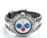  Shop Authentic Maurice Lacroix Aikon Chronograph Special Edition Mahindra Racing Silver Dial Grey Rubber Strap Watch for Men - AI1018-TT031-130-2 - Luxxuri