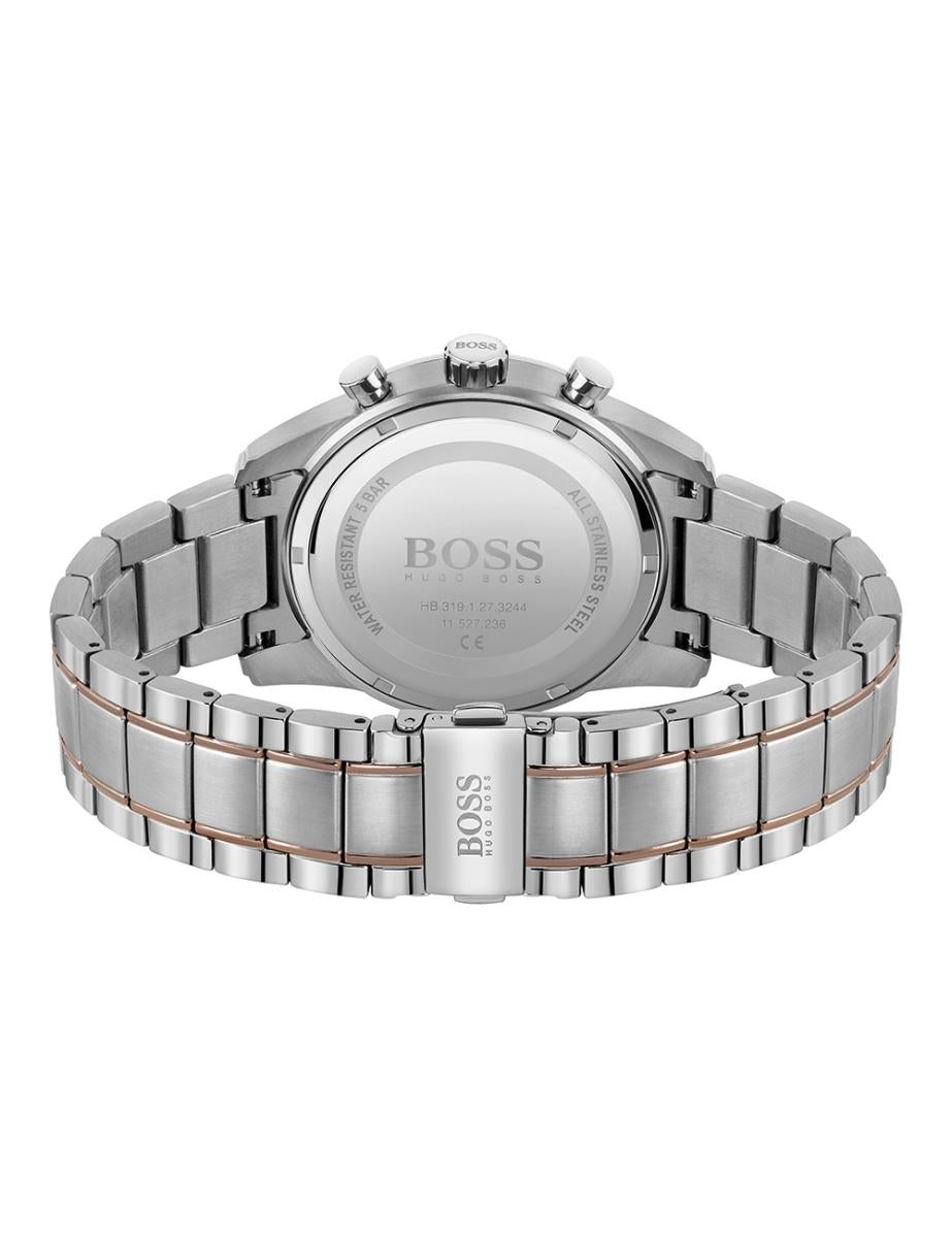  Shop Authentic Hugo Boss Skymaster Grey Dial Two Tone Steel Strap Watch for Men - 1513789 - Luxxuri