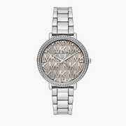  Shop Authentic Michael Kors Pyper Grey Dial Silver Steel Strap Watch For Women - MK4672 - Luxxuri