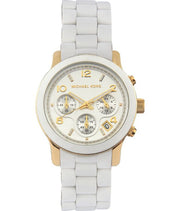 Shop Authentic Michael Kors Runway White Dial White Steel Strap Watch for Women - MK5145 - Luxxuri