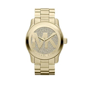 Shop Authentic Michael Kors Runway Gold Dial Gold Steel Strap Watch for Women - MK5706 - Luxxuri