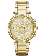  Shop Authentic Michael Kors Parker Gold Dial Gold Steel Strap Watch for Women - MK5856 - Luxxuri