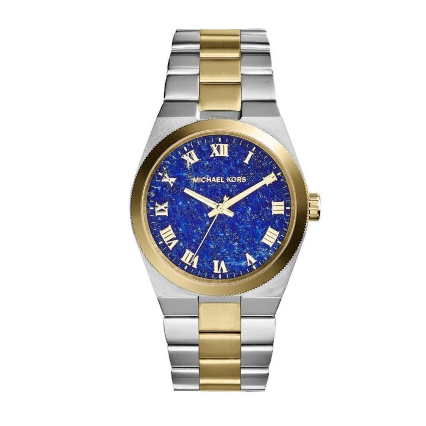  Shop Authentic Michael Kors Channing Blue Dial Two Tone Steel Strap Watch For Women - MK5893 - Luxxuri