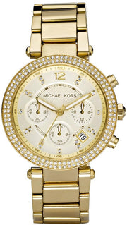  Shop Authentic Michael Kors Parker White Dial Gold Steel Strap Watch for Women - MK6056 - Luxxuri