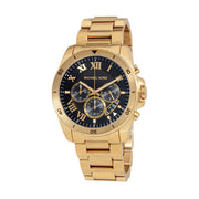  Shop Authentic Michael Kors Brecken Chronograph Quartz Black Dial Gold Steel Strap Watch For Men - MK8481 - Luxxuri