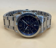  Shop Authentic Michael Kors Runway Chronograph Blue Dial Blue Steel Strap Watch For Men - MK8538 - Luxxuri