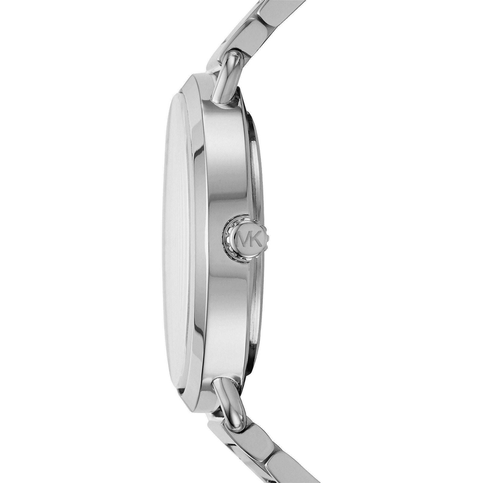  Shop Authentic Michael Kors Portia Black Dial Silver Steel Strap Watch for Women - MK3638 - Luxxuri