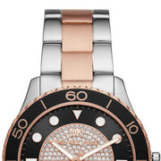  Shop Authentic Michael Kors Runway Quartz Black Dial Two Tone Steel Strap Watch For Women - MK6960 - Luxxuri