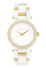  Shop Authentic Michael Kors Delray Rose Gold Dial White Steel Strap Watch for Women - MK4315 - Luxxuri