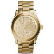  Shop Authentic Michael Kors Runway Gold Dial Gold Steel Strap Watch for Women - MK5706 - Luxxuri