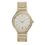  Shop Authentic Michael Kors Kerry Crystals Gold Dial Gold Steel Strap Watch For Women - MK3360 - Luxxuri