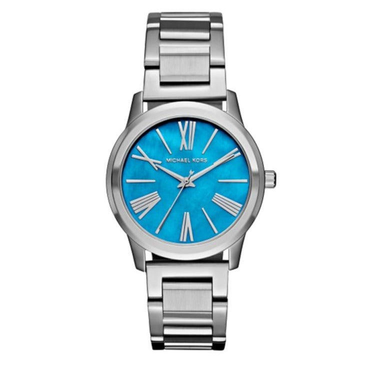  Shop Authentic Michael Kors Hartman Quartz Blue Dial Silver Steel Strap Watch For Women - MK3519 - Luxxuri