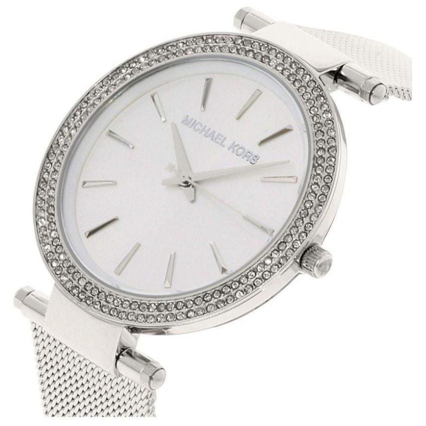  Shop Authentic Michael Kors Darci Silver Dial Silver Mesh Bracelet Watch for Women - MK3367 - Luxxuri