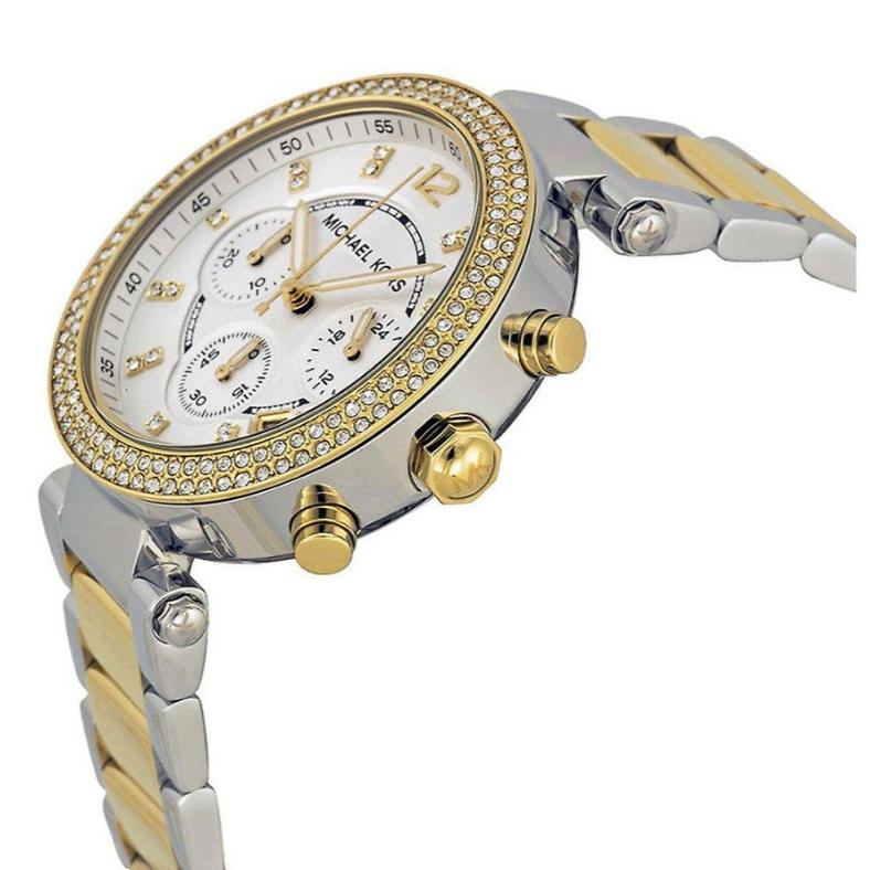 Shop Authentic Michael Kors Parker White Dial Two Tone Steel Strap Watch for Women - MK5626 - Luxxuri